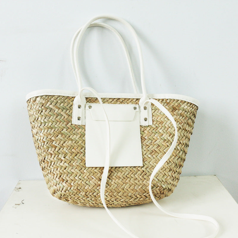 Women's Water Grass Large Capacity Straw Fashion Turf Woven Women's Handbag