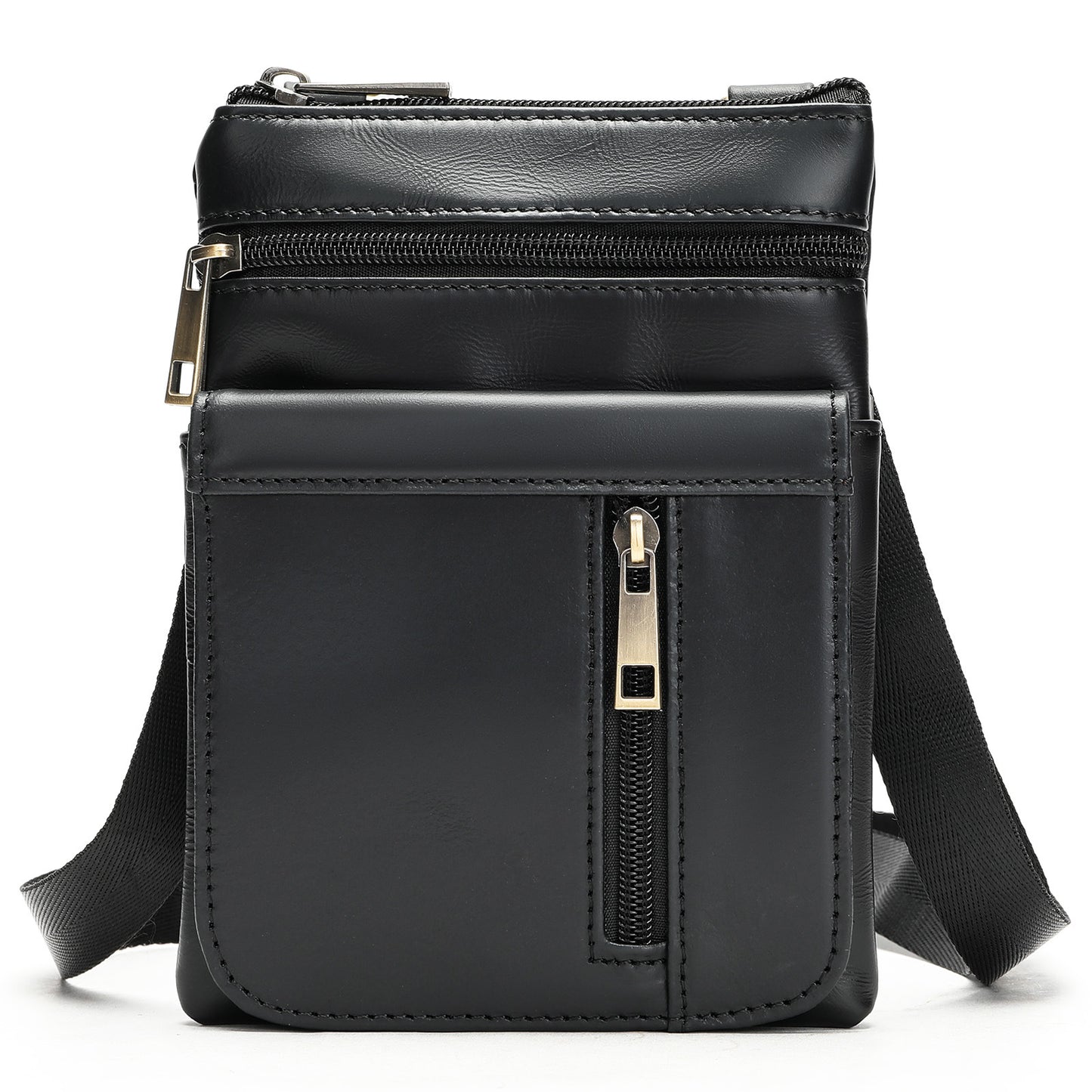 Men's Marten Special Inch Big Screen Mobile First Layer Men's Shoulder Bag