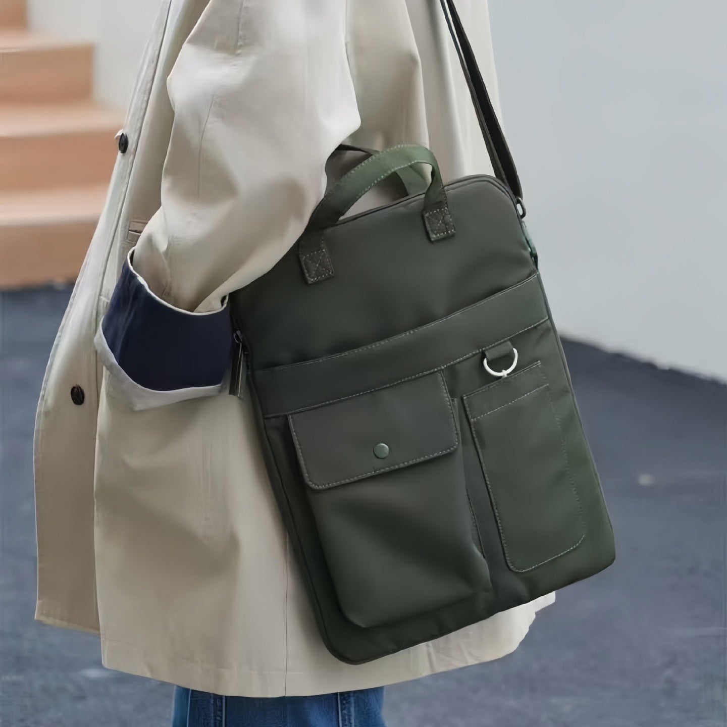 Women's & Men's Inch Commuter Business Trip Sling Laptop Bag