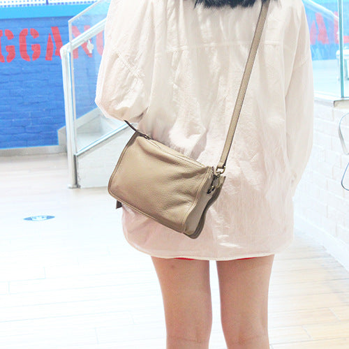 Women's Layer Cowhide Soft Leather Lightweight Commute Leisure Fashion Trendy Bags