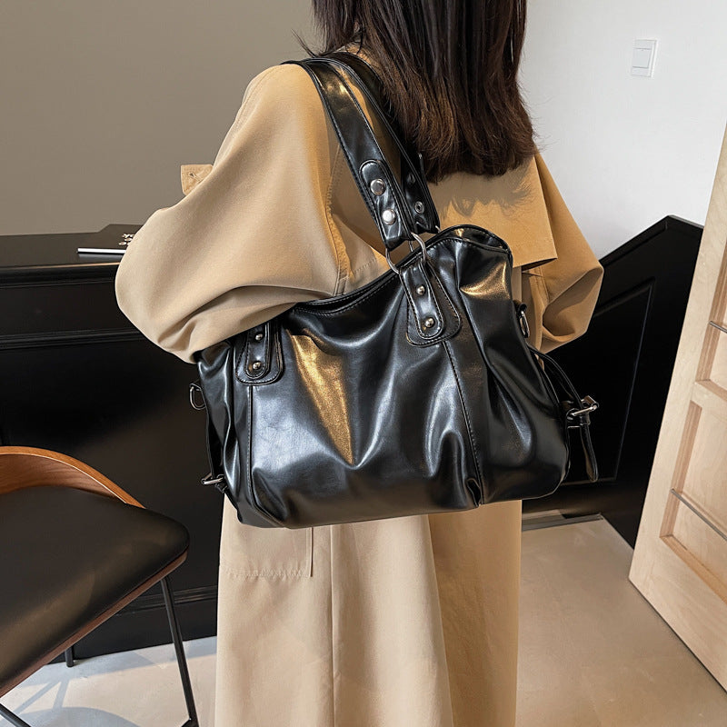 Women's High-grade Large Capacity Exquisite Simple Design Women's Messenger Bag