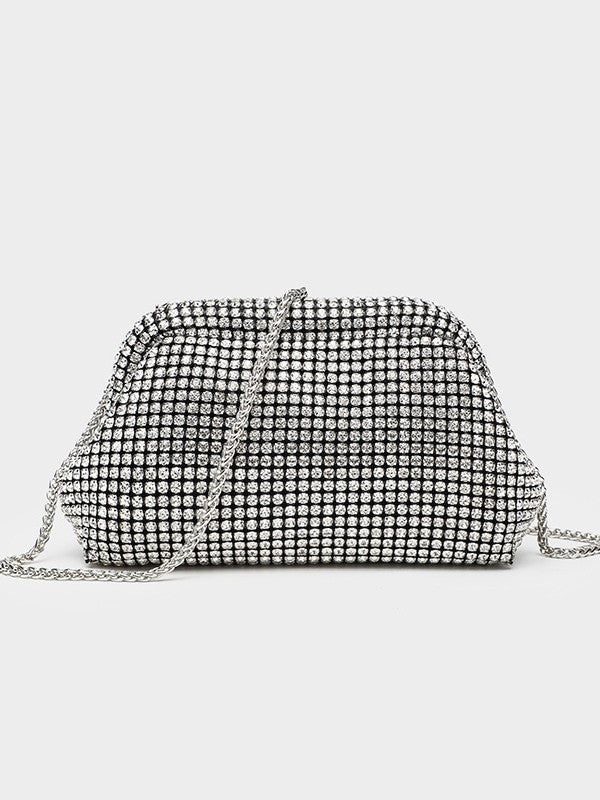 Women's Rhinestone Dinner Full Diamond Hand Clip Bags