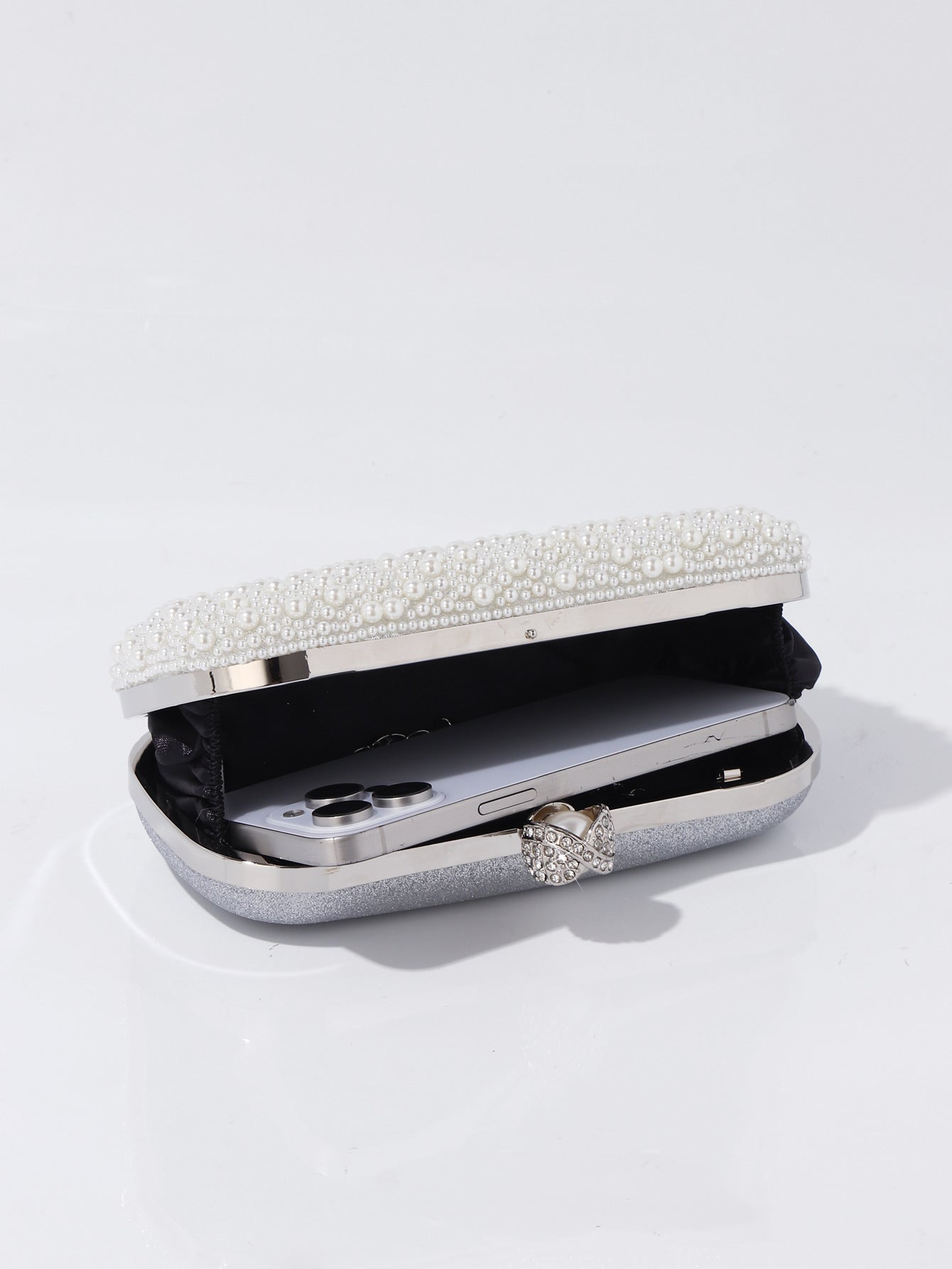 Vintage Pearl Beaded Cheongsam Clutch Party Bags