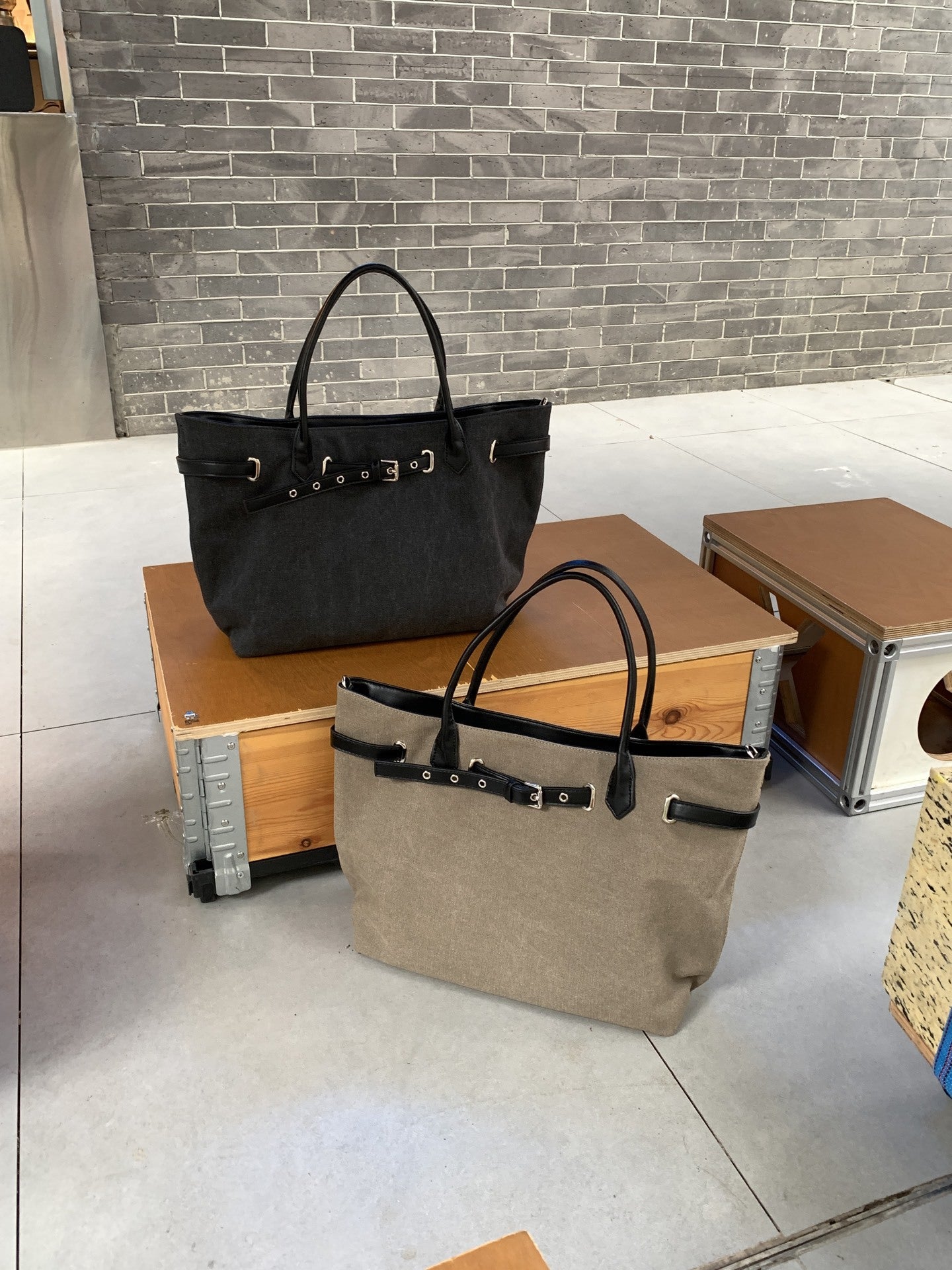 Ge Large Capacity Totes Trendy Wild Commuter One Combination Portable Bags