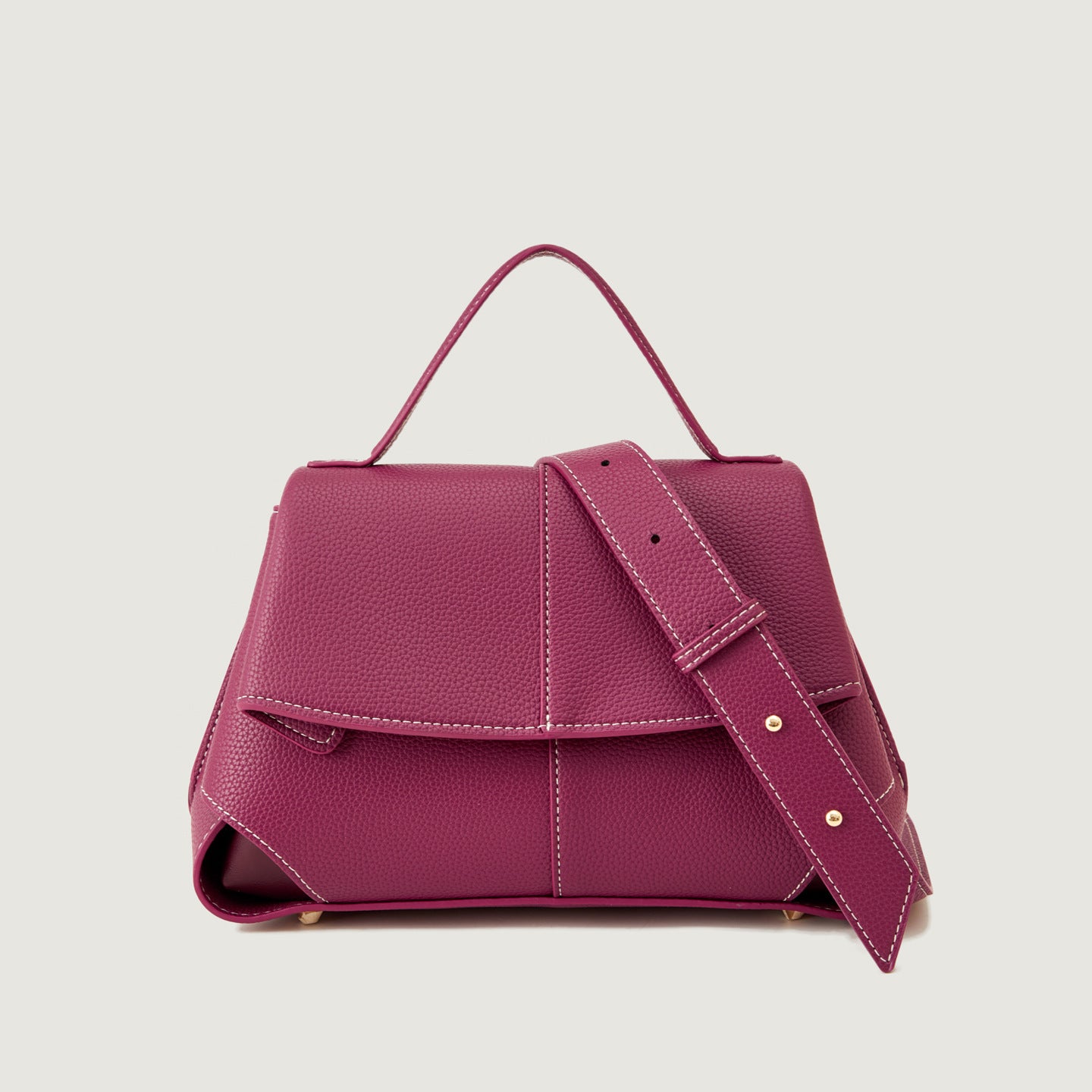 Women's Leather Lychee Pattern Cowhide Light Luxury Commuter Bags