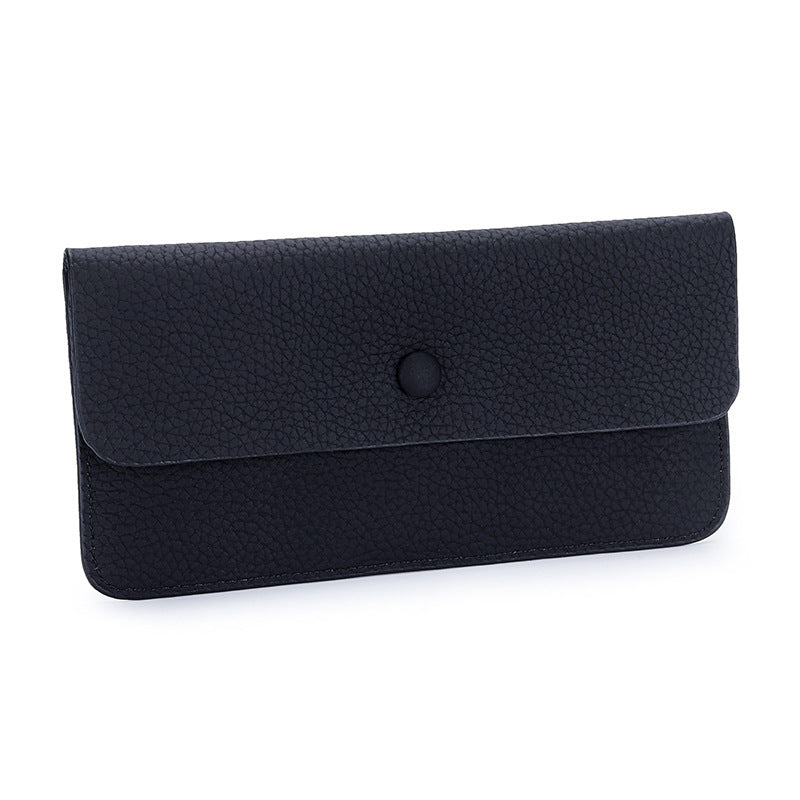 Women's Envelope Long Cowhide Clutch Leather Bags
