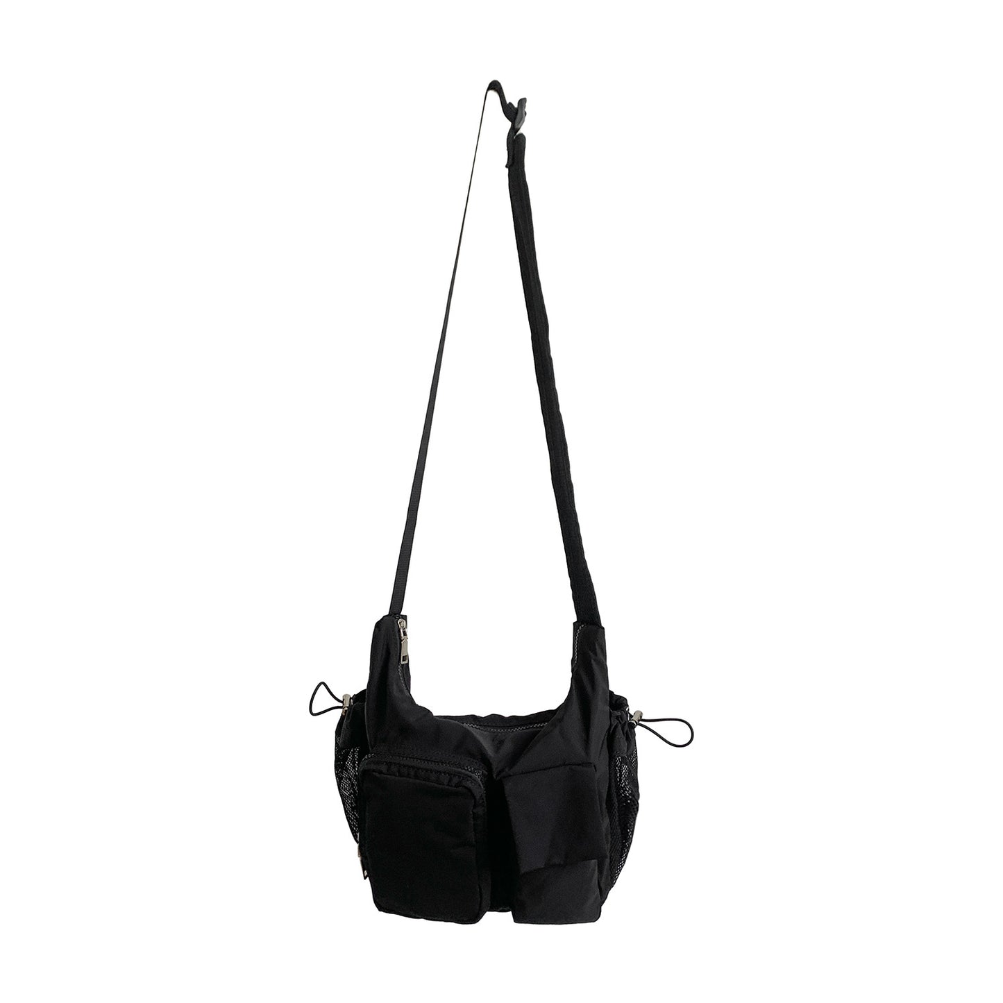 Women's Spring Nylon Cloth Lightweight Dumpling Solid Color Women's Shoulder Bag