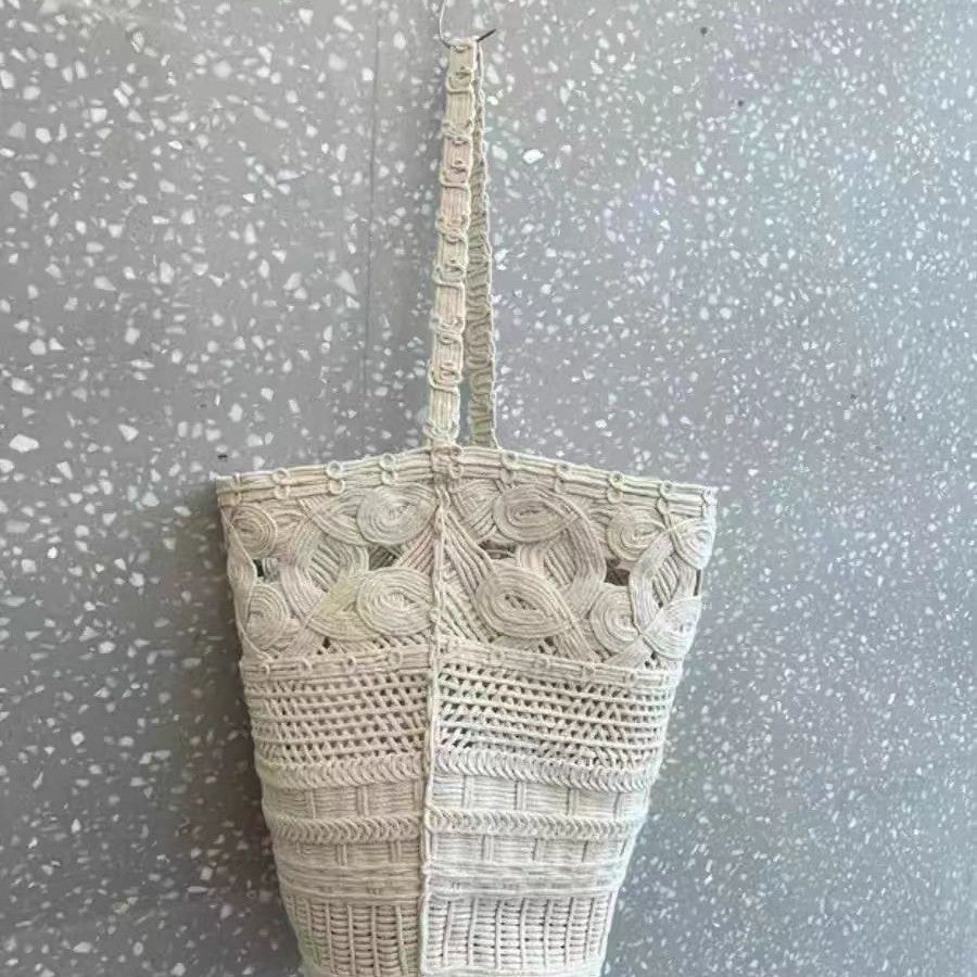 Hollow Seaside Vacation Beach Trendy Fashion Retro Large Bags