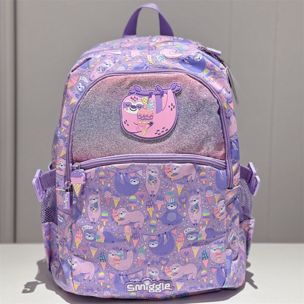 Australian Pink Rainbow Bear Decompression Marvel Primary School Bag