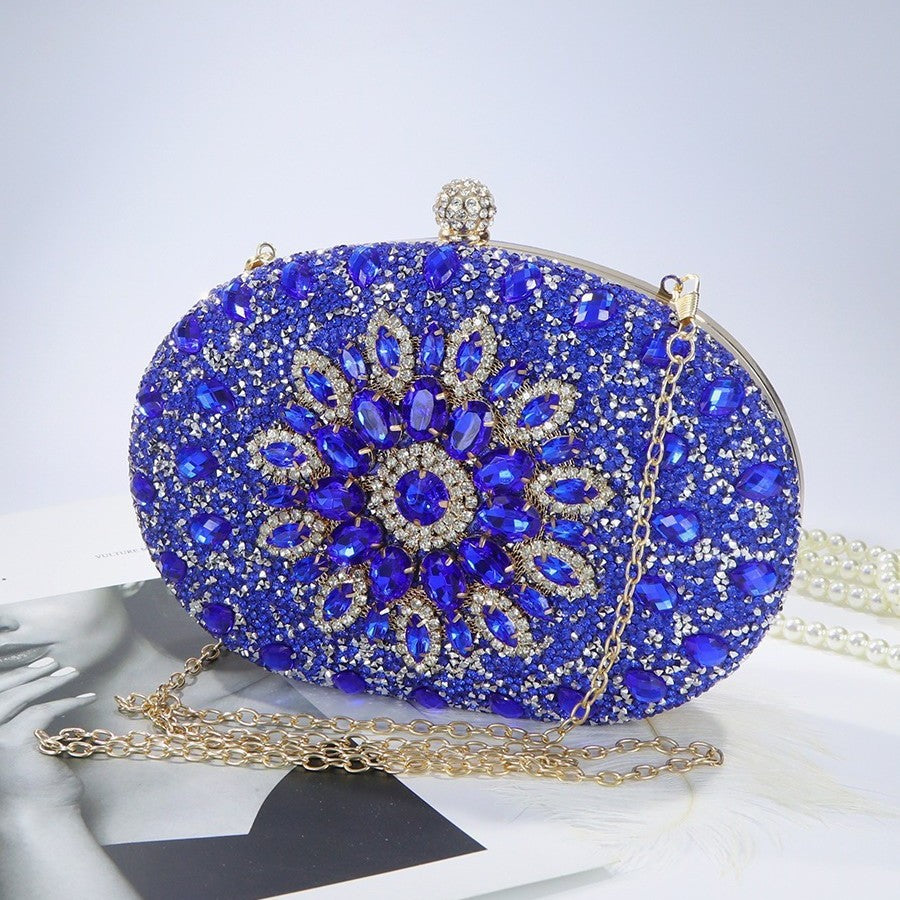 Women's Town Diamond Cheongsam Formal Dress Dinner Bag
