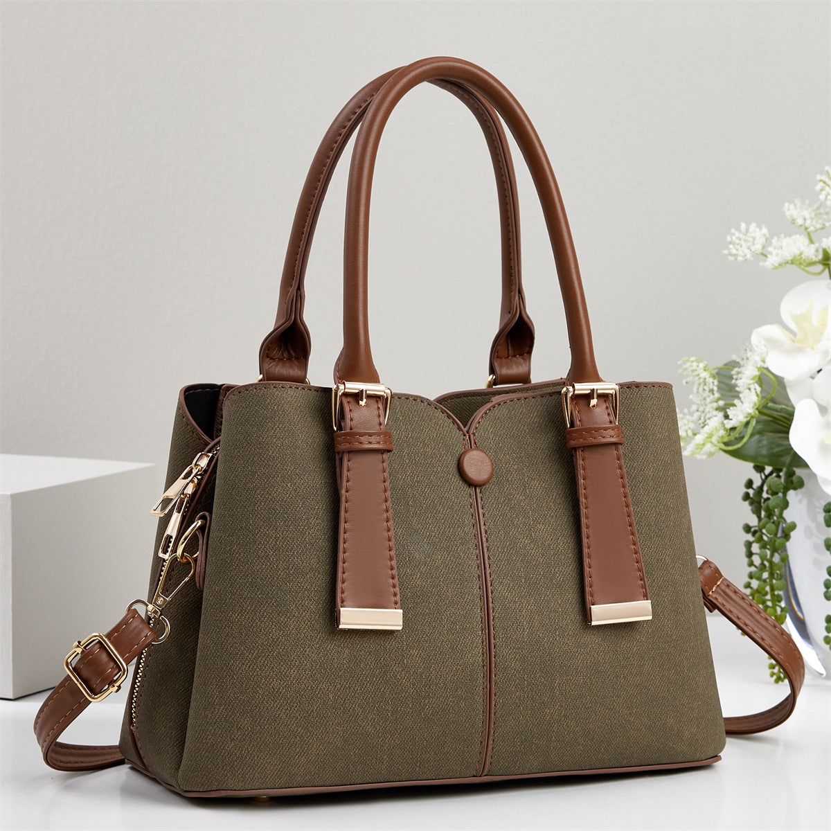 Women's Light Luxury Trendy Fashionable Large Capacity Solid Women's Shoulder Bag