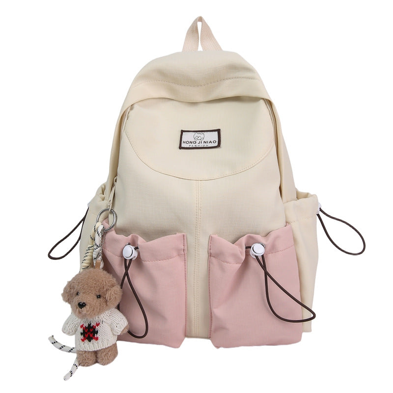 Women's & Men's Lightweight Simple College Fashion Trendy Large Primary School Bag
