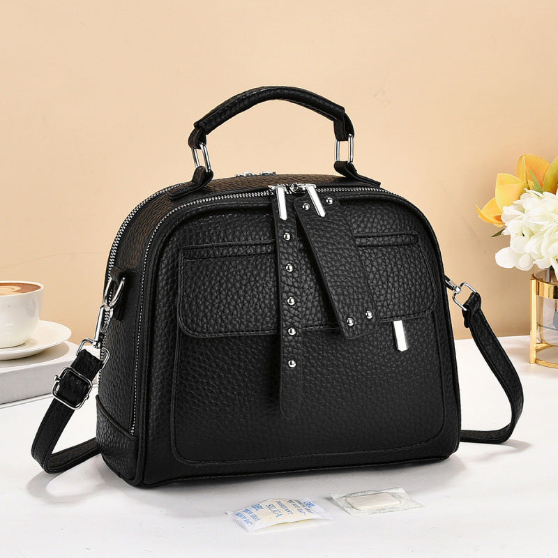 Women's Korean Fashionable Simple Versatile Large Capacity Small Square Bags