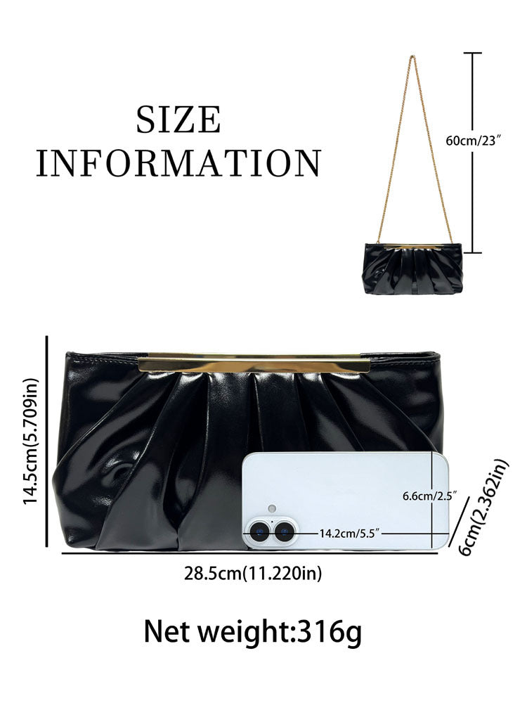 Women's Niche Commuter Luxury Texture Cloud Underarm Bags