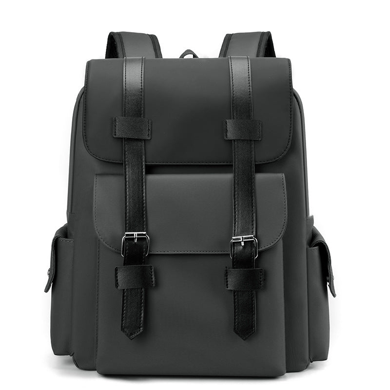Men's Waterproof Fashion Simple Commute Computer Large Backpacks