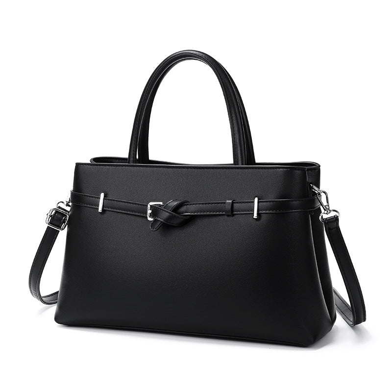 Women's Retro Soft Leather Underarm Simple Textured Winter Bags