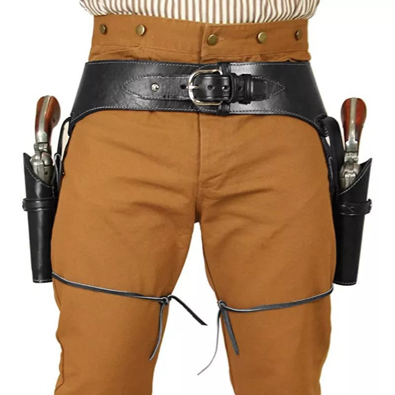 Innovative Medieval Renaissance Cowboy Revoer Holster Outdoor Camouflage, Military Fan Bag