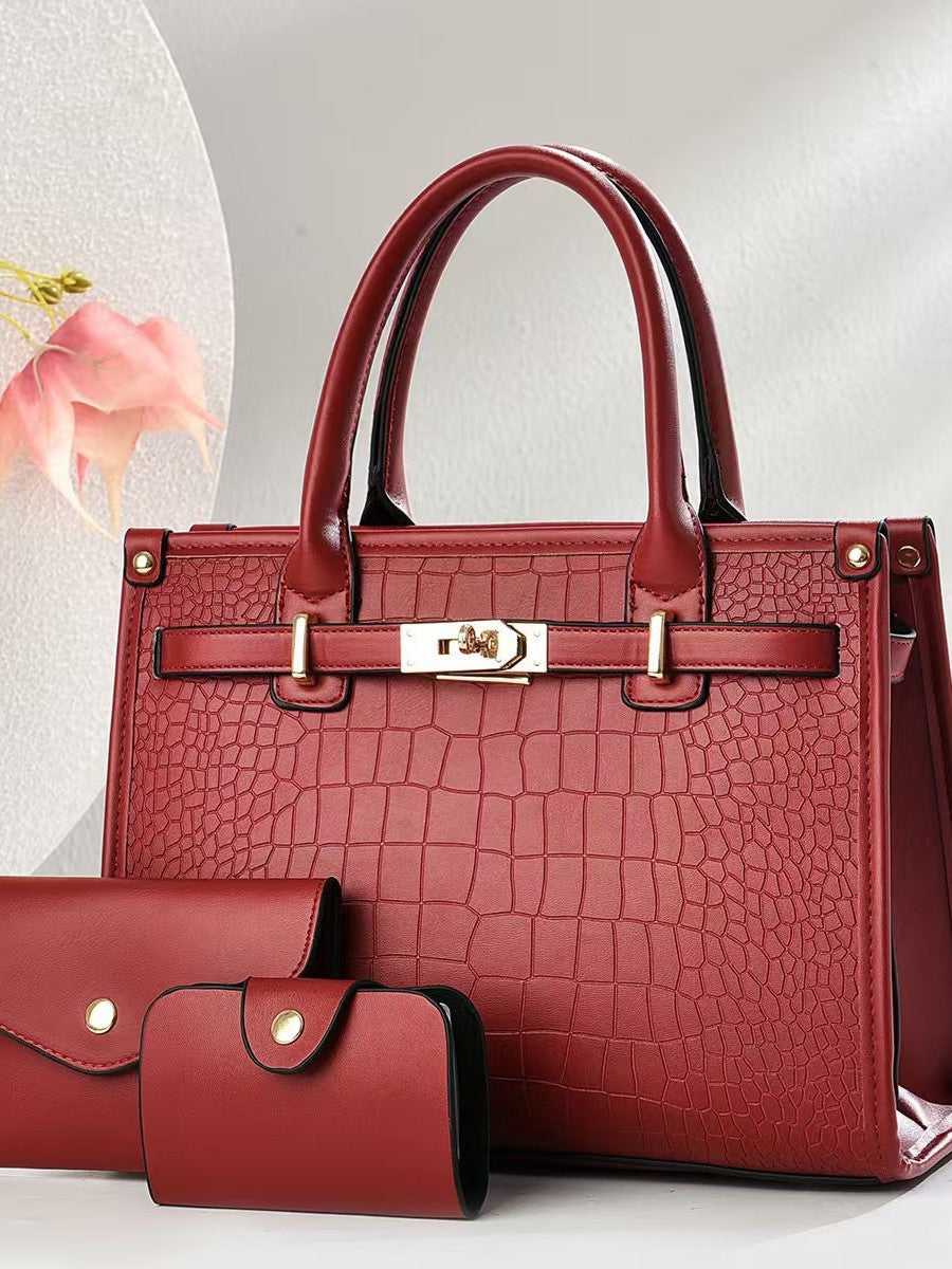 Texture Mother Affordable Luxury Fashion Large Women's Handbag