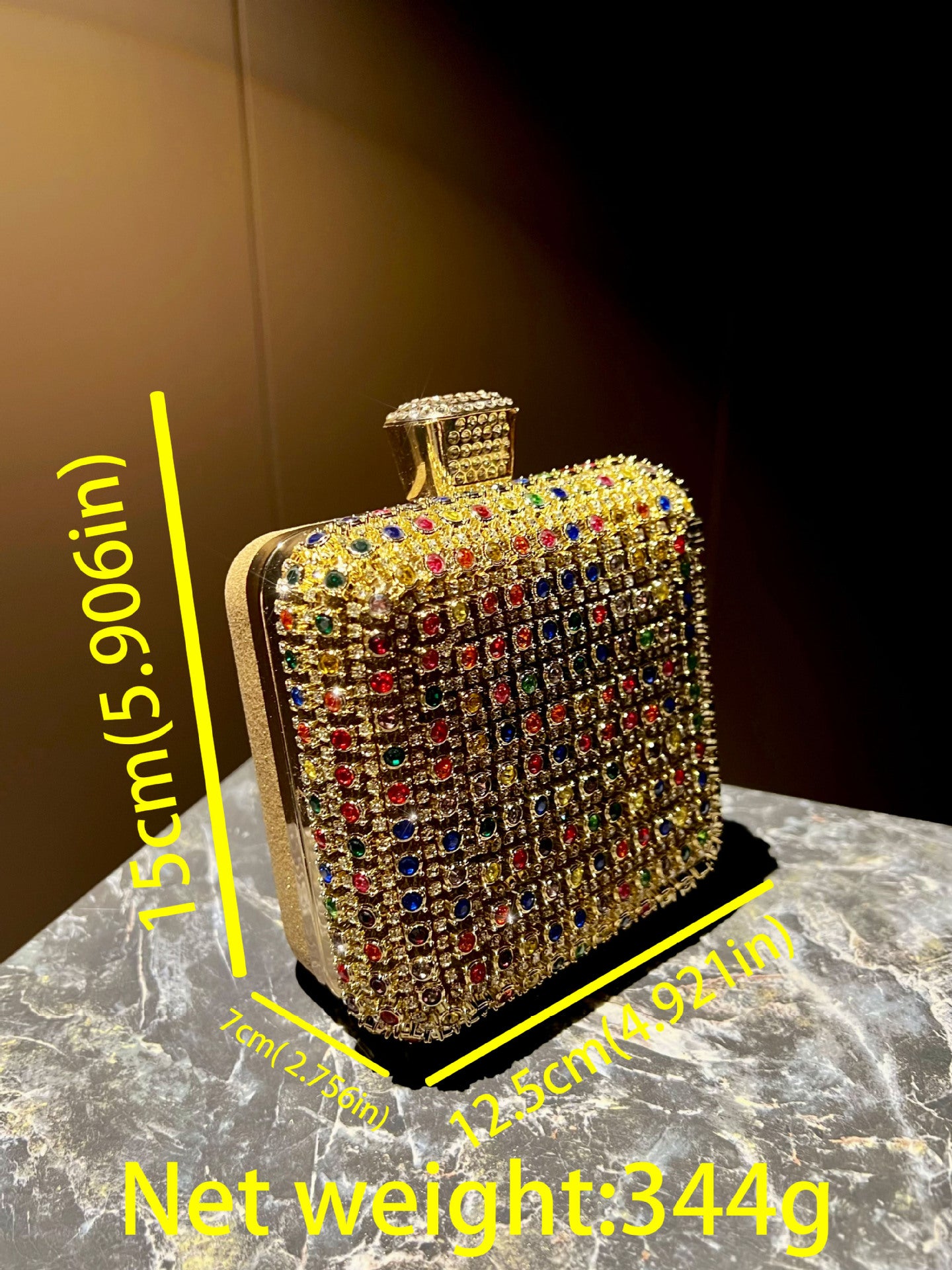 Women's Rhinestone Diamond Fashion High Sense Mini Dinner Bag