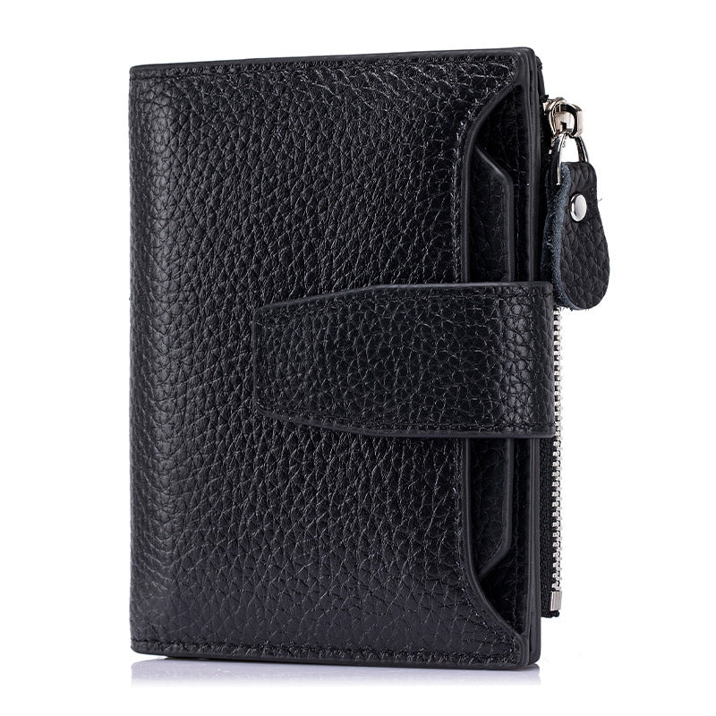 Genuine Leather Cowhide Swiping High Sense Ladies Wallet