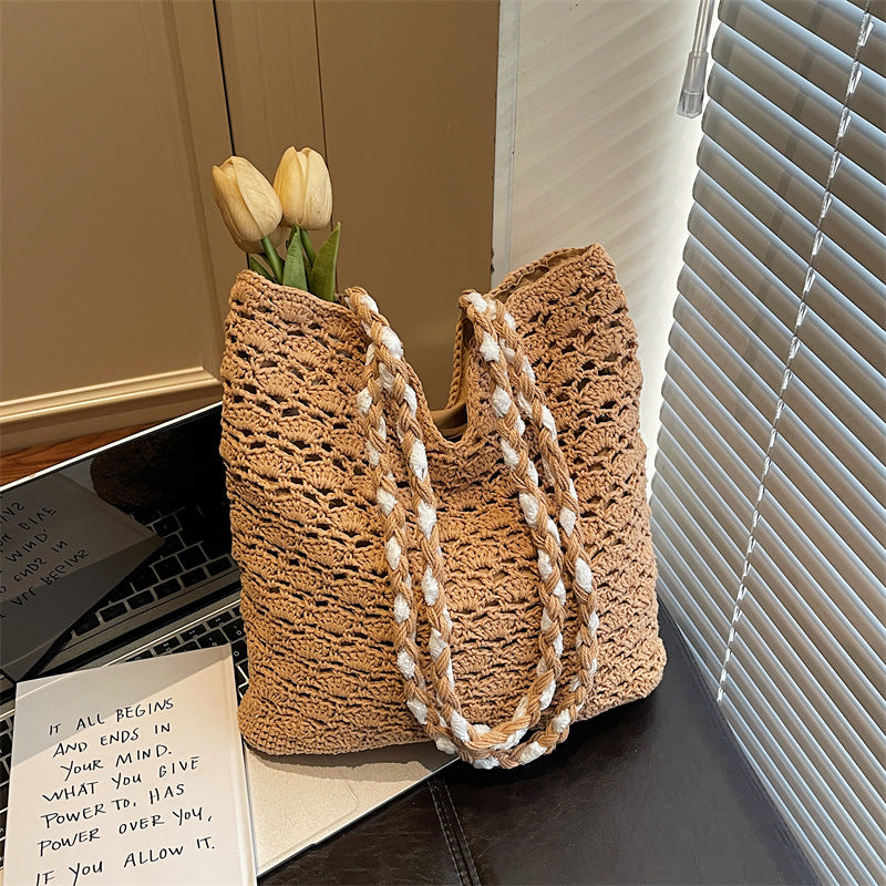 Women's Bohemian Style Woven Hollow Western Lace Fashion Bags