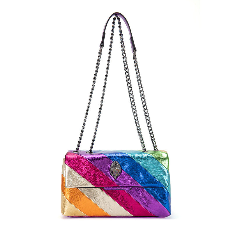 Women's Stitching Chain Rainbow Eagle Head Lion Bags