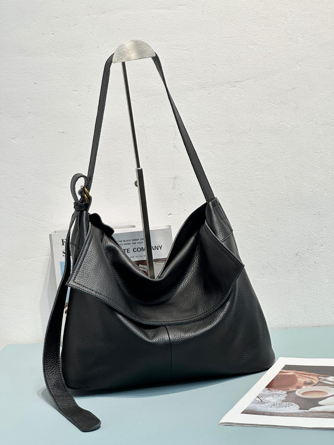 Women's Natural Fall Soft Leather Lazy Big Bags