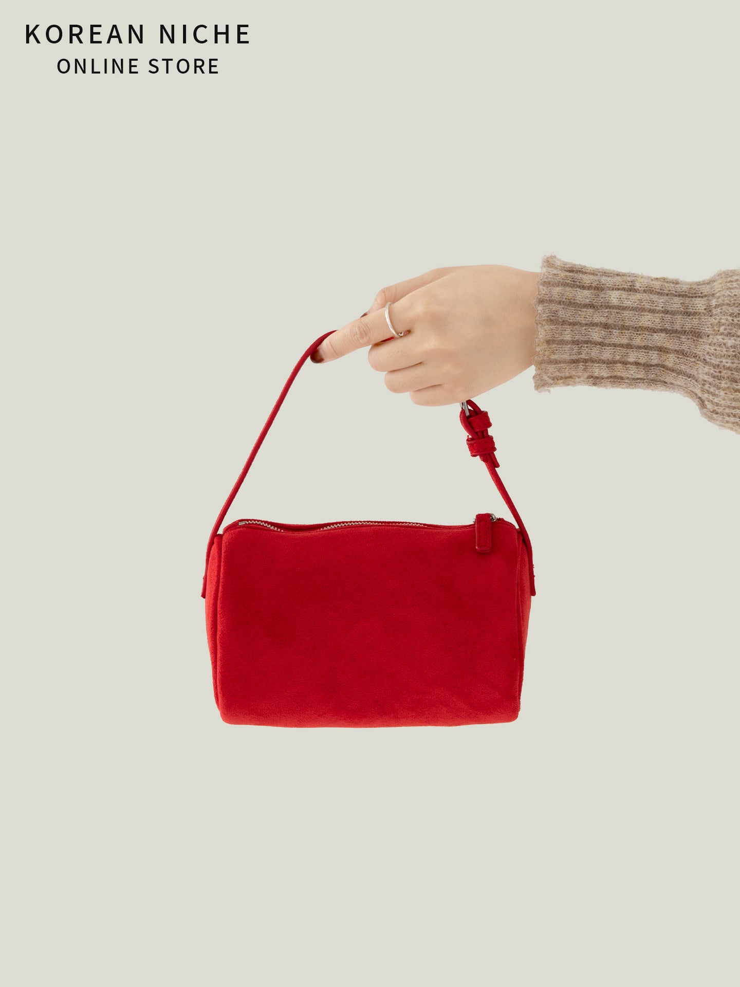 Women's High-grade Suede Pillow Korean Niche Design Women's Messenger Bag