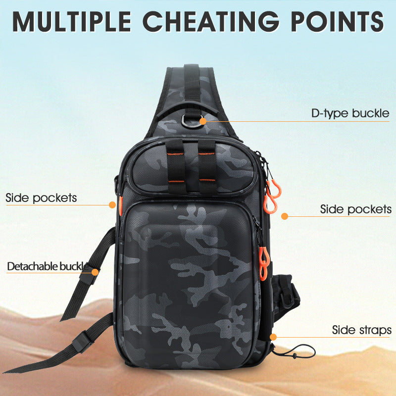 Women's & Men's Multifunctional Lure Waterproof Slanted Tourist Cycling Sports Satchel, Hanging Bag