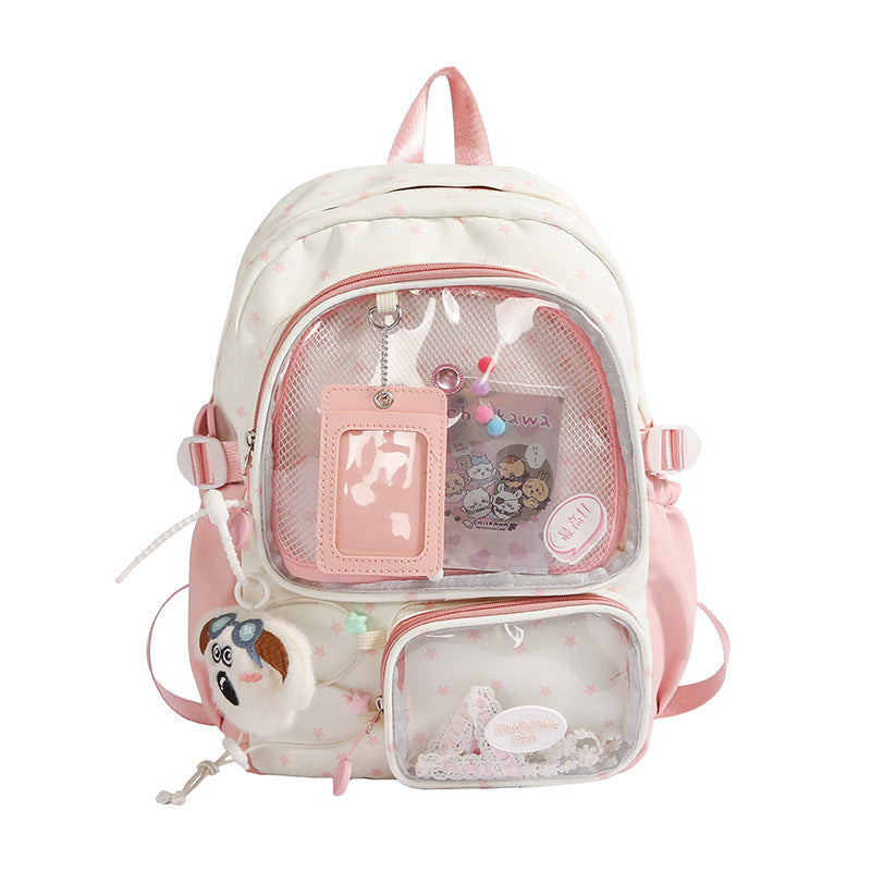 Women's Cartoon Two-dimensional Comic Show Early High Backpacks
