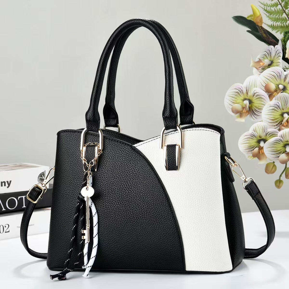 Women's Korean Style Cool Contrast Color Women's Shoulder Bag