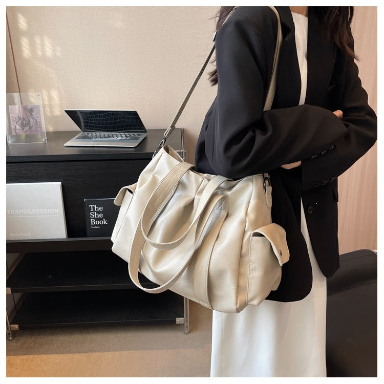 Women's Totes Daily Commuter Fashion Solid Color Women's Shoulder Bag
