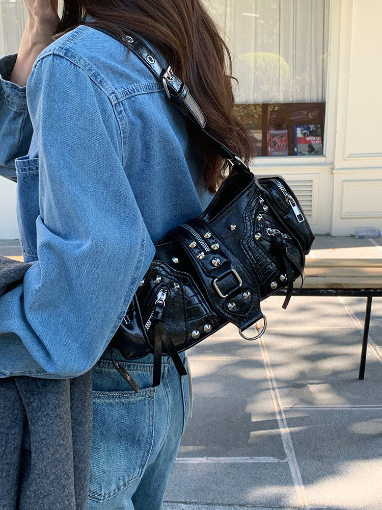 Fashion Motorcycle Female Hot Style Commuter Underarm Niche Bags