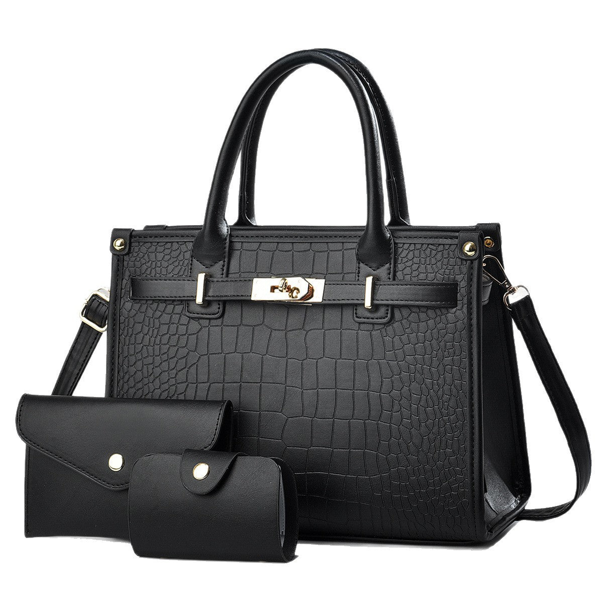 Crocodile Pattern Large Fashion Elegant Birthday Shoulder Bags