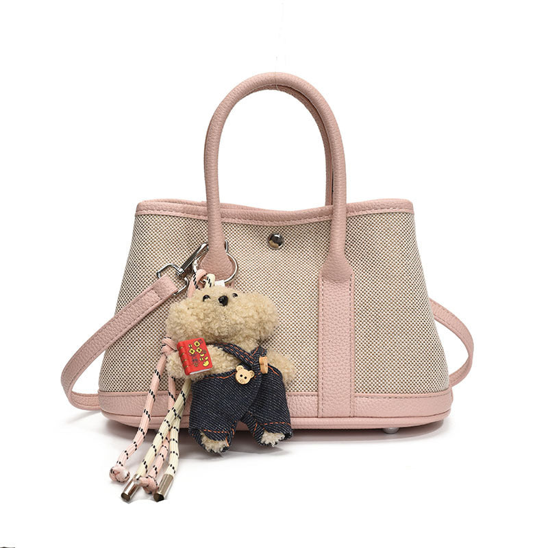 Women's Today Popular Niche Stylish Korean Temperament Contrast Color Hand Holding Women's Messenger Bag