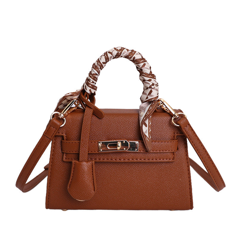 Large Capacity Lychee Pattern Kelly Commuter Fashion Bags