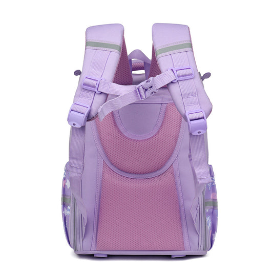 Beautiful Princess Style Cute Spine Protection Primary School Bag
