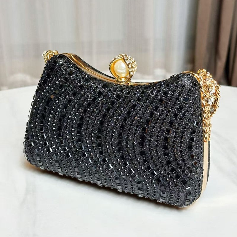 Fashion Diamond Rhinestone Chain Style Party Bags