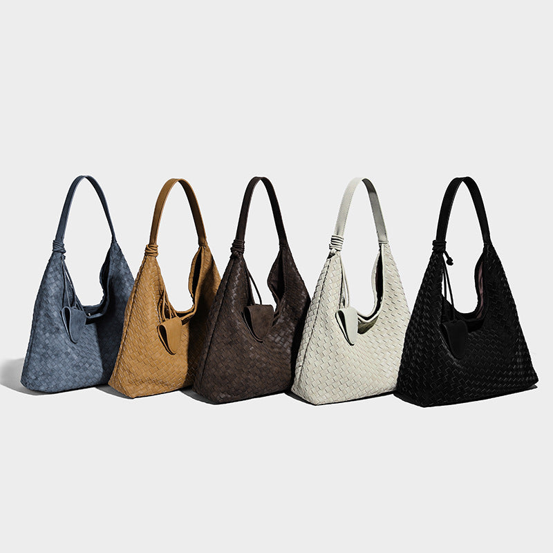 Women's High Sense Woven Stylish Personalized Underarm Women's Shoulder Bag