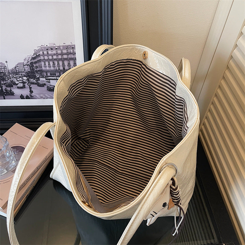 Women's Niche Fashion Large Capacity Commuter Versatile High Women's Shoulder Bag