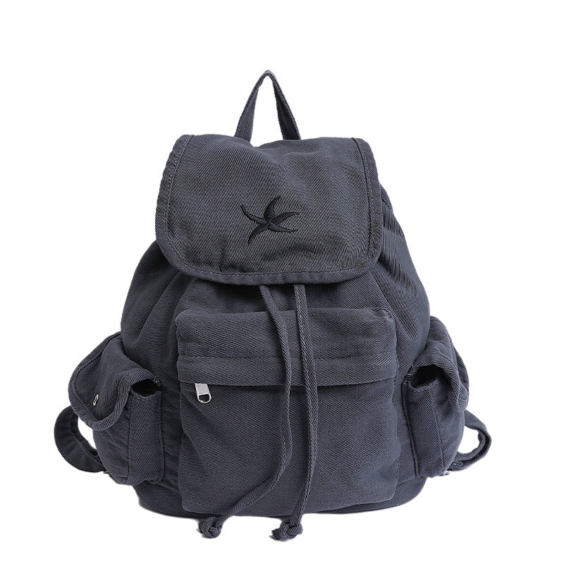 Women's Korean Style Niche Design Leisure College Student Schoolbag