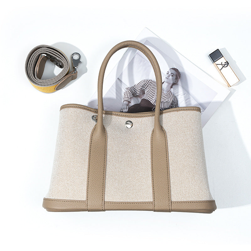 Women's High Quality Large Capacity First Layer Cowhide Bags