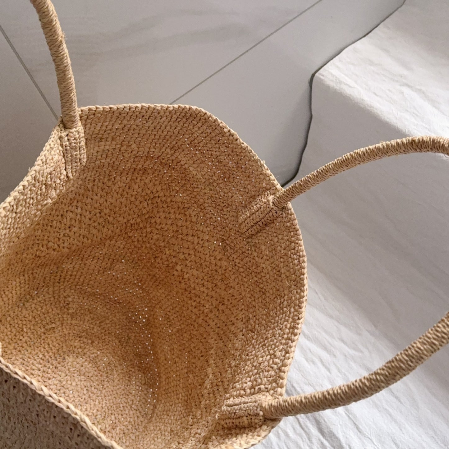 Women's Raffia Hand Crocheting Straw French Vacation Women's Shoulder Bag