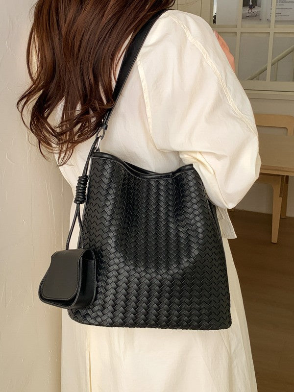 Women's Capacity Woven Hand Carrying Summer Simple Bags