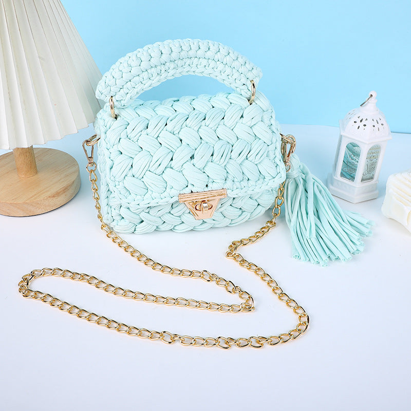 Women's Spring Ya Woven Cloth Chain Women's Messenger Bag