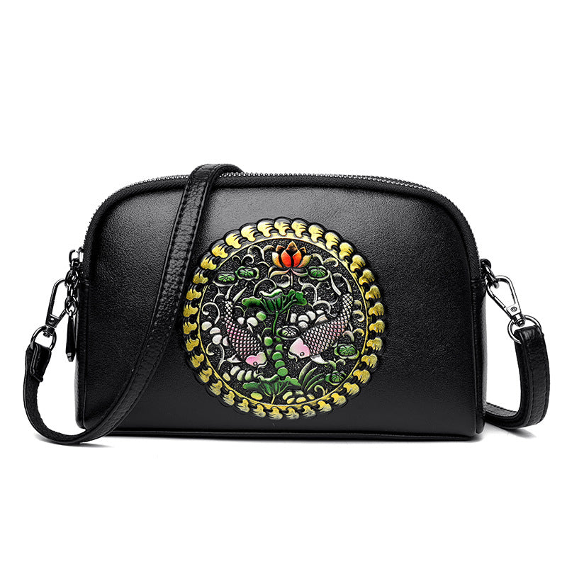 Women's Retro Mom Style Western Temperament Chinese Bags