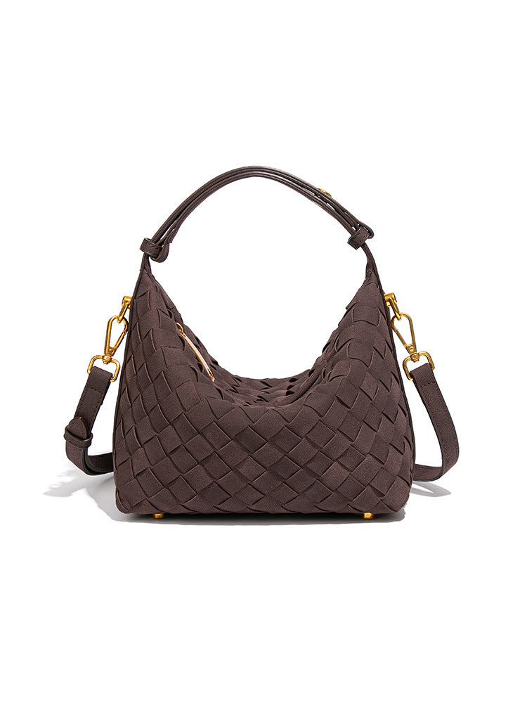 Woven Simple Hand Lunch Box Design Women's Handbag