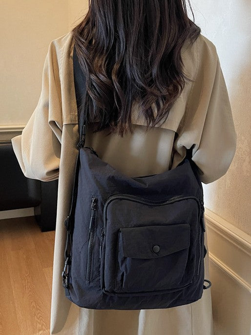 Women's Large Capacity Canvas Lightweight Multifunctional Sling Women's Shoulder Bag