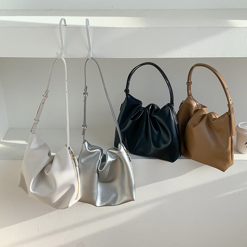 Women's Korean Style Easy Matching Commuter High Sense Large Tote Bags