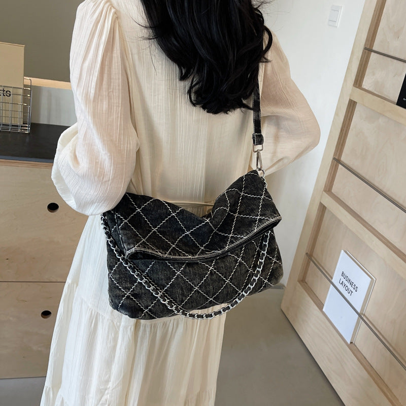 Women's Chain Commuter Classic Style High Sense Light Luxury Simplicity Fashion Women's Shoulder Bag